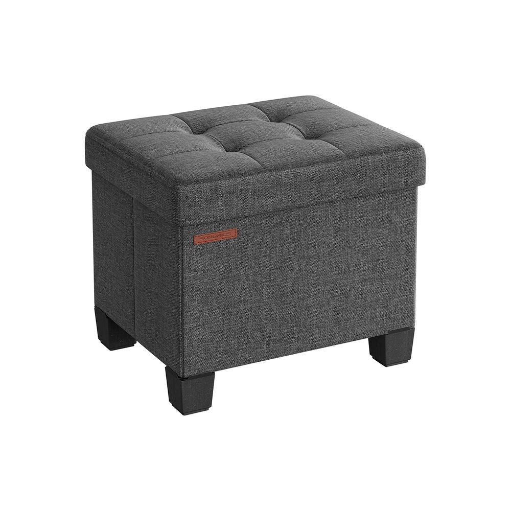 SONGMICS Small Ottoman Foot Rest with Legs