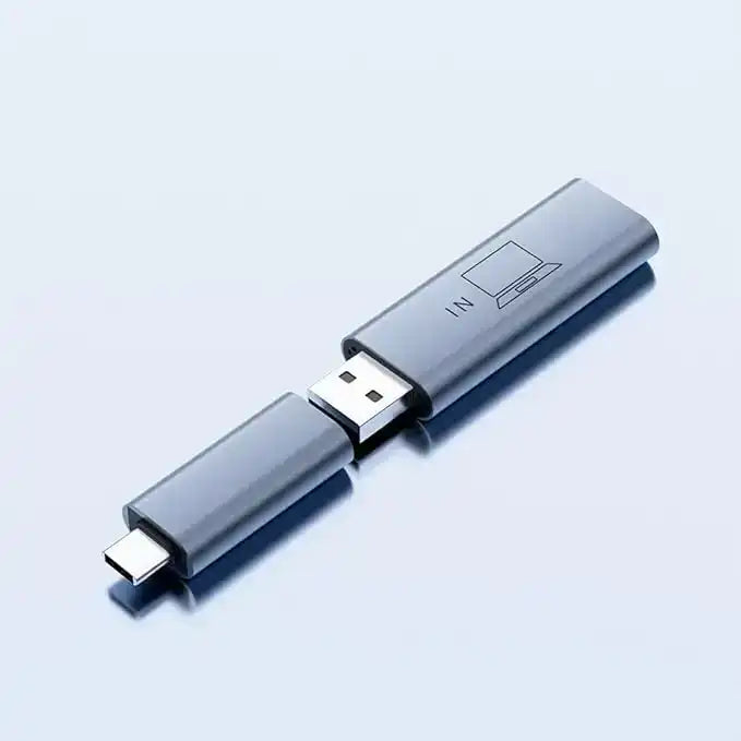 TUTT H6 USB-A and USB-C to HDMI High Definition Video Cable | M1/M2/M3/M4 & Windows Signal Conversion Adapter Hub