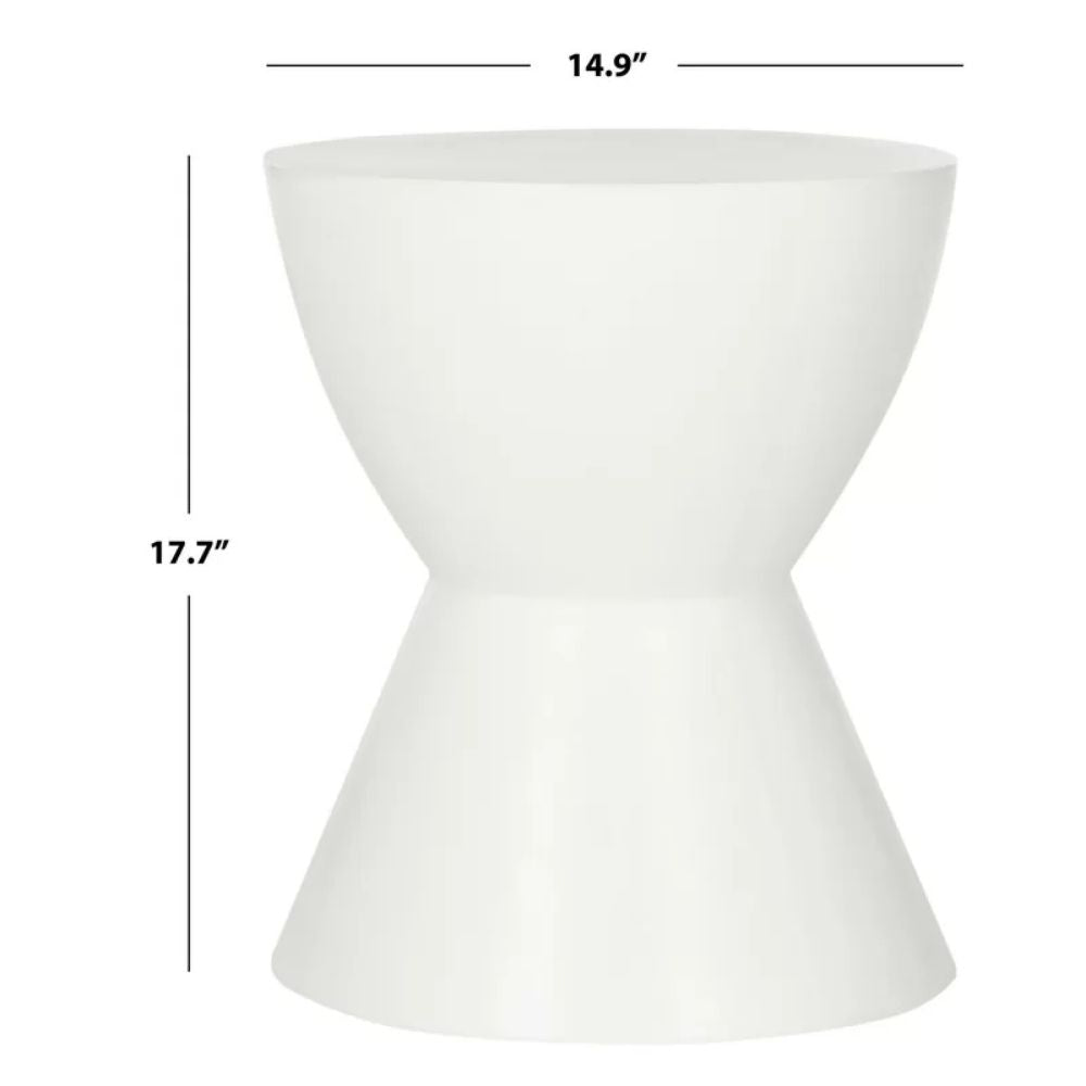 Roger Concrete Terrazzo Mid-Century End Table