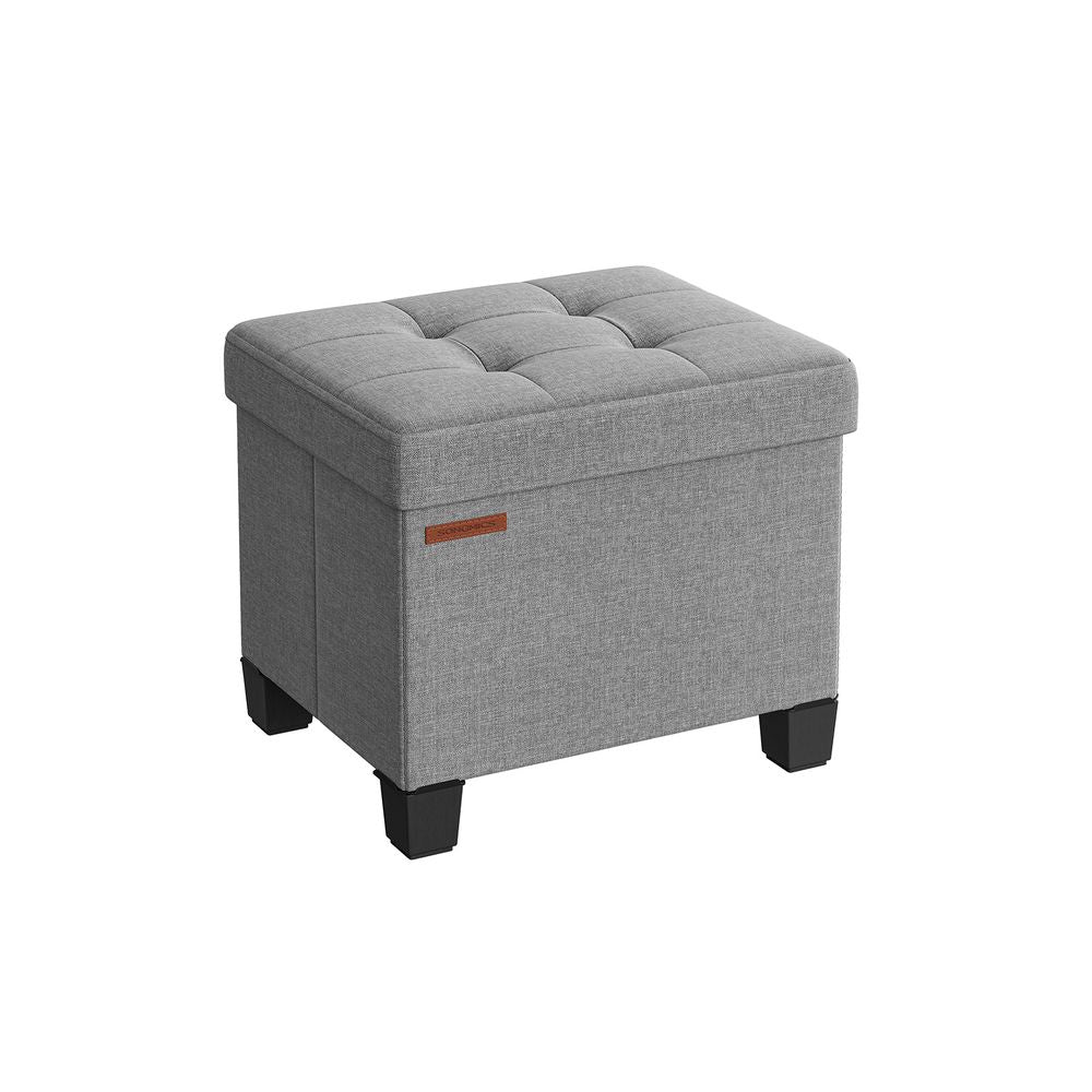 SONGMICS Small Ottoman Foot Rest with Legs