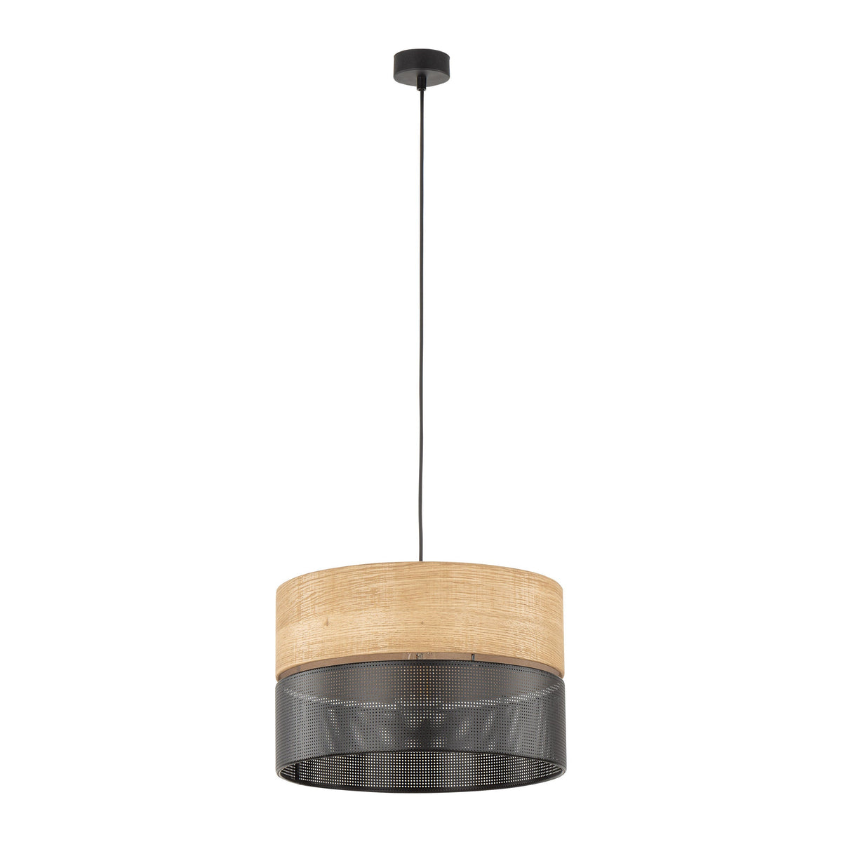 Nicol Scandinavian Drum Pendant Light for Dining Room & Bedroom