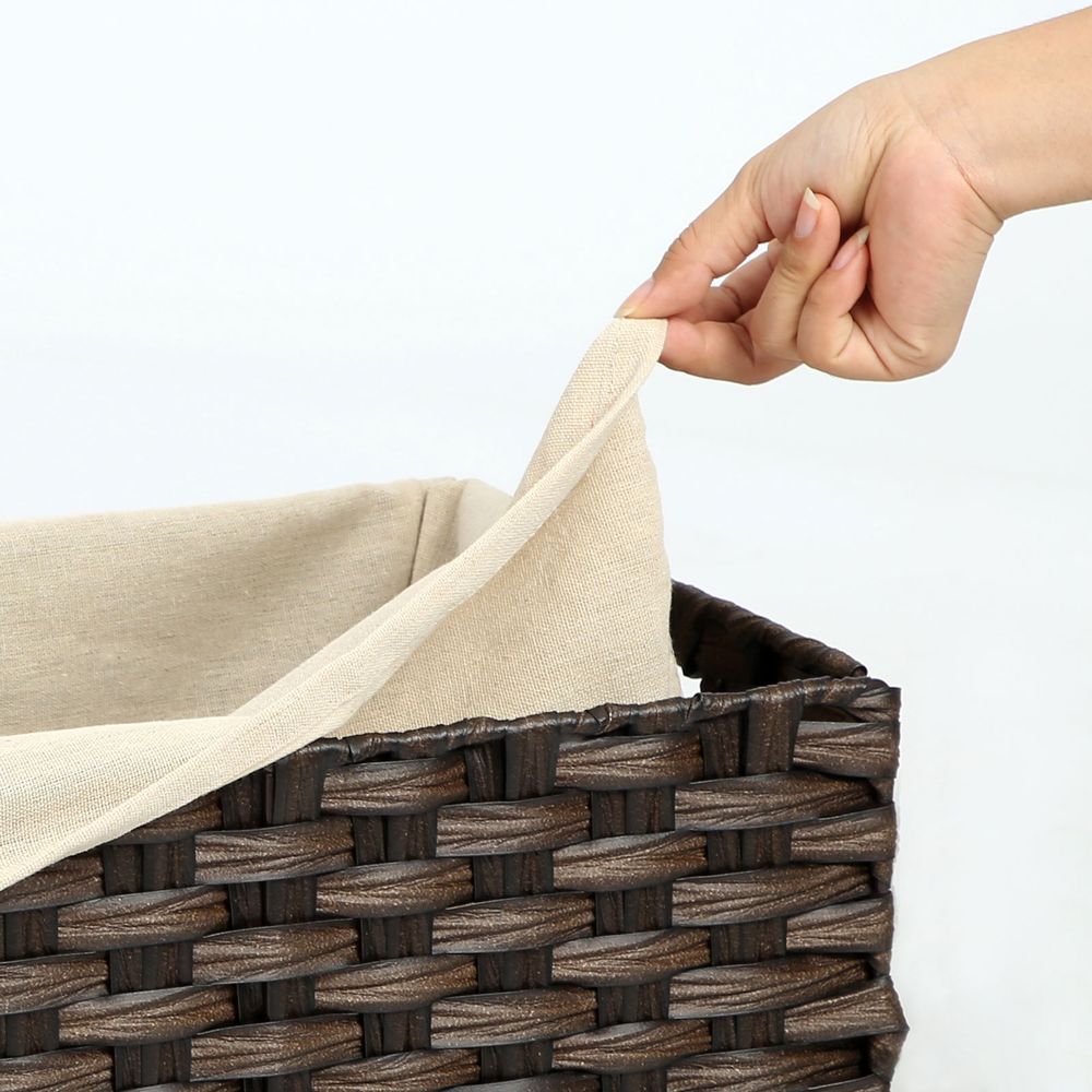 SONGMICS Storage Basket with Lid