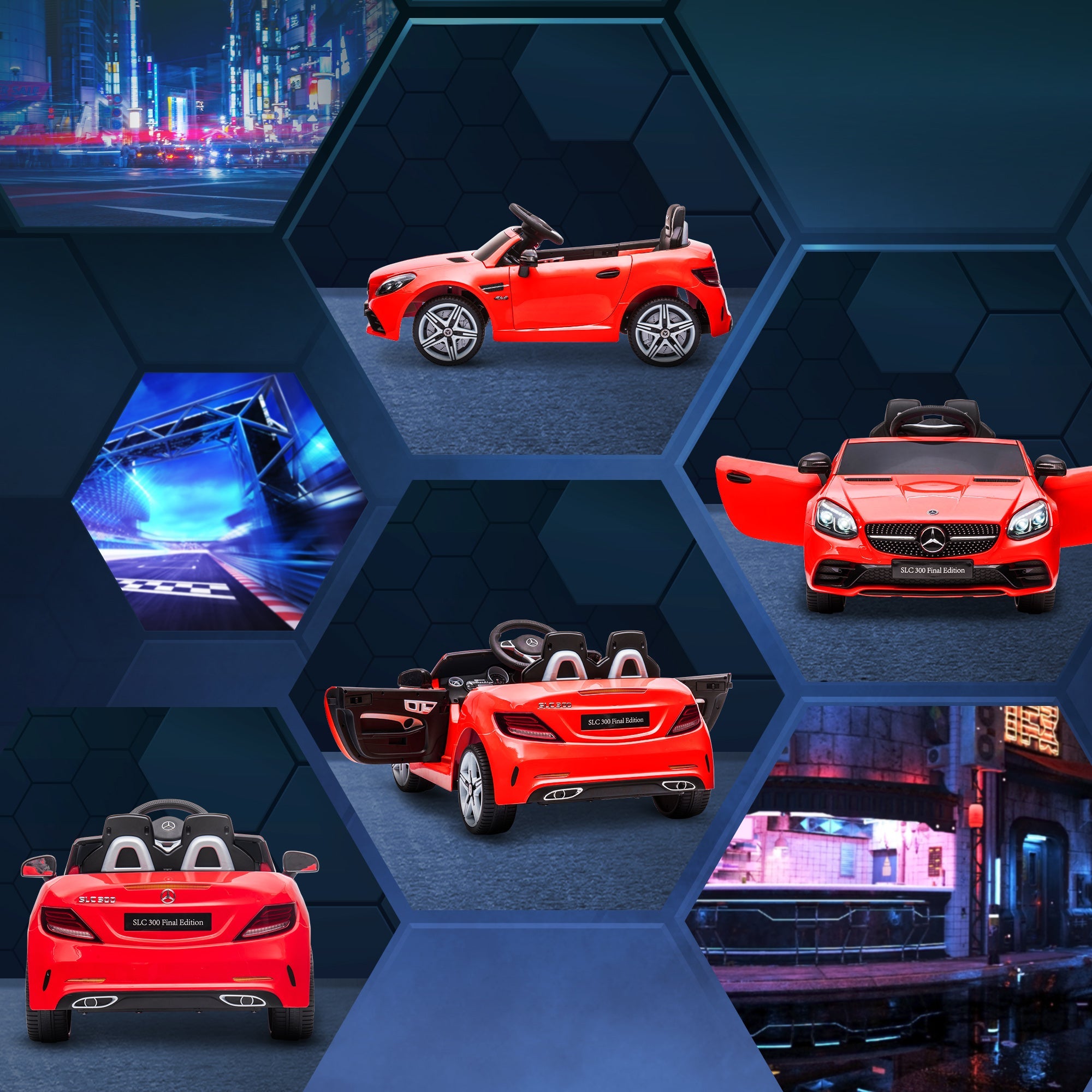 Aosom Kids Ride-On Car: 12V, Remote Control, Music, Lights, Suspension Wheels, 3-6 Years, Red