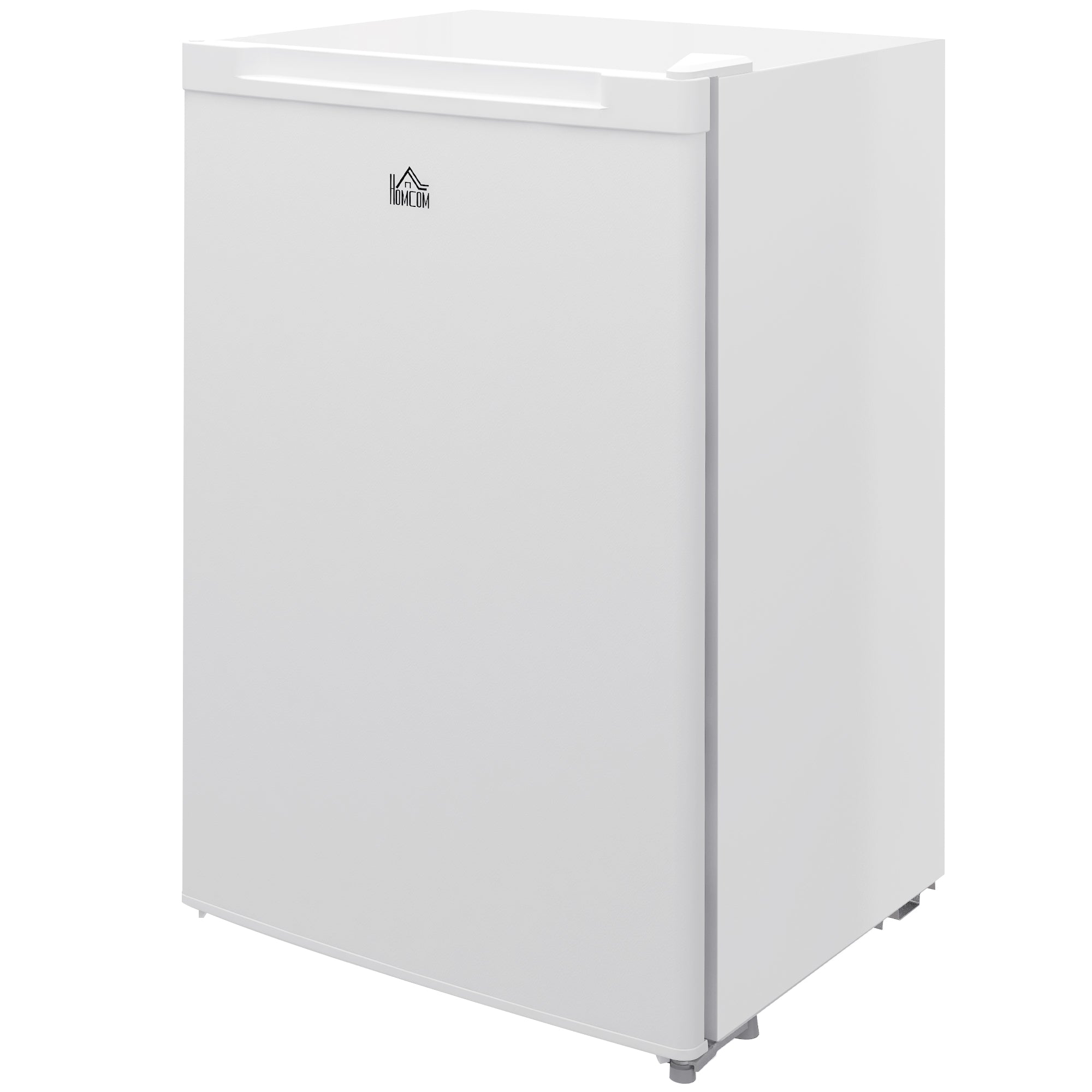 HOMCOM Upright Freezer, 3 Cu.Ft Mini Freezer with Reversible Single Door, Adjustable Thermostat for Home, Dorm, White