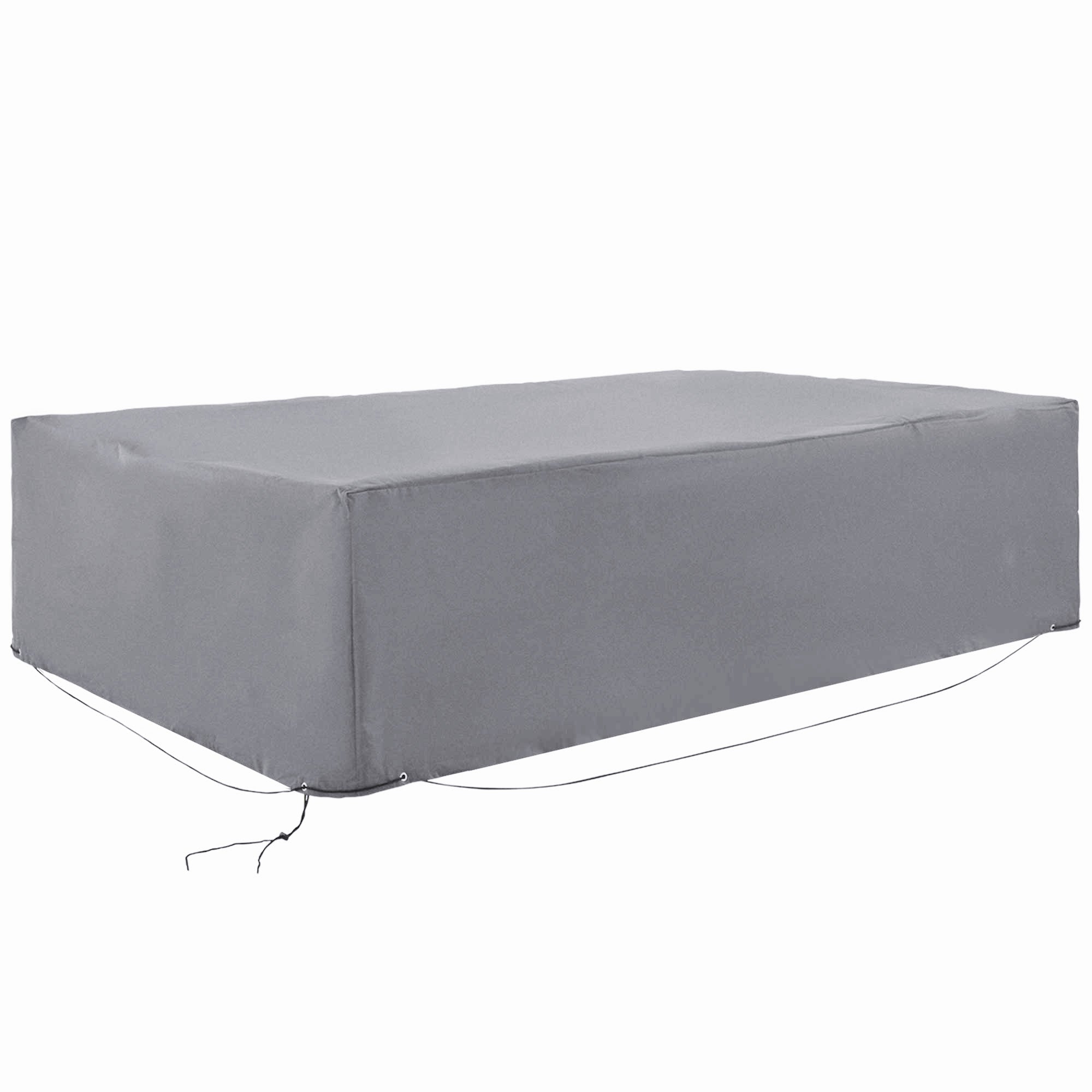 Outsunny 97" x 65" x 26" Weatherproof Outdoor Sectional Patio Furniture Cover w/ Ultimate Protection Grey