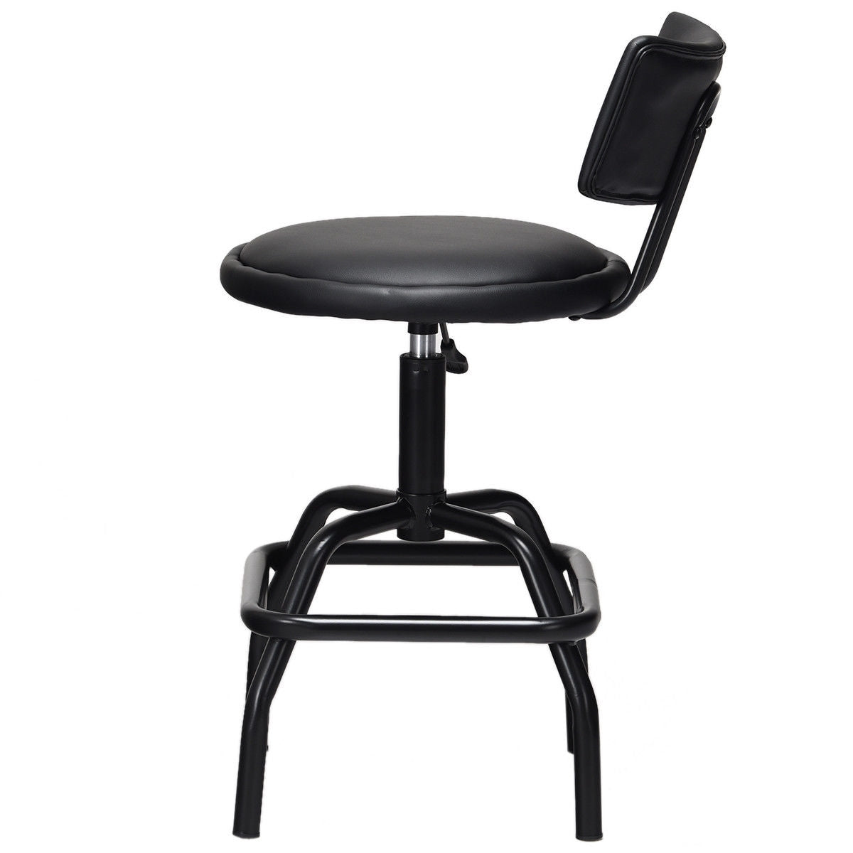 Adjustable Swivel Vintage PU Leather Bar StoolÂ