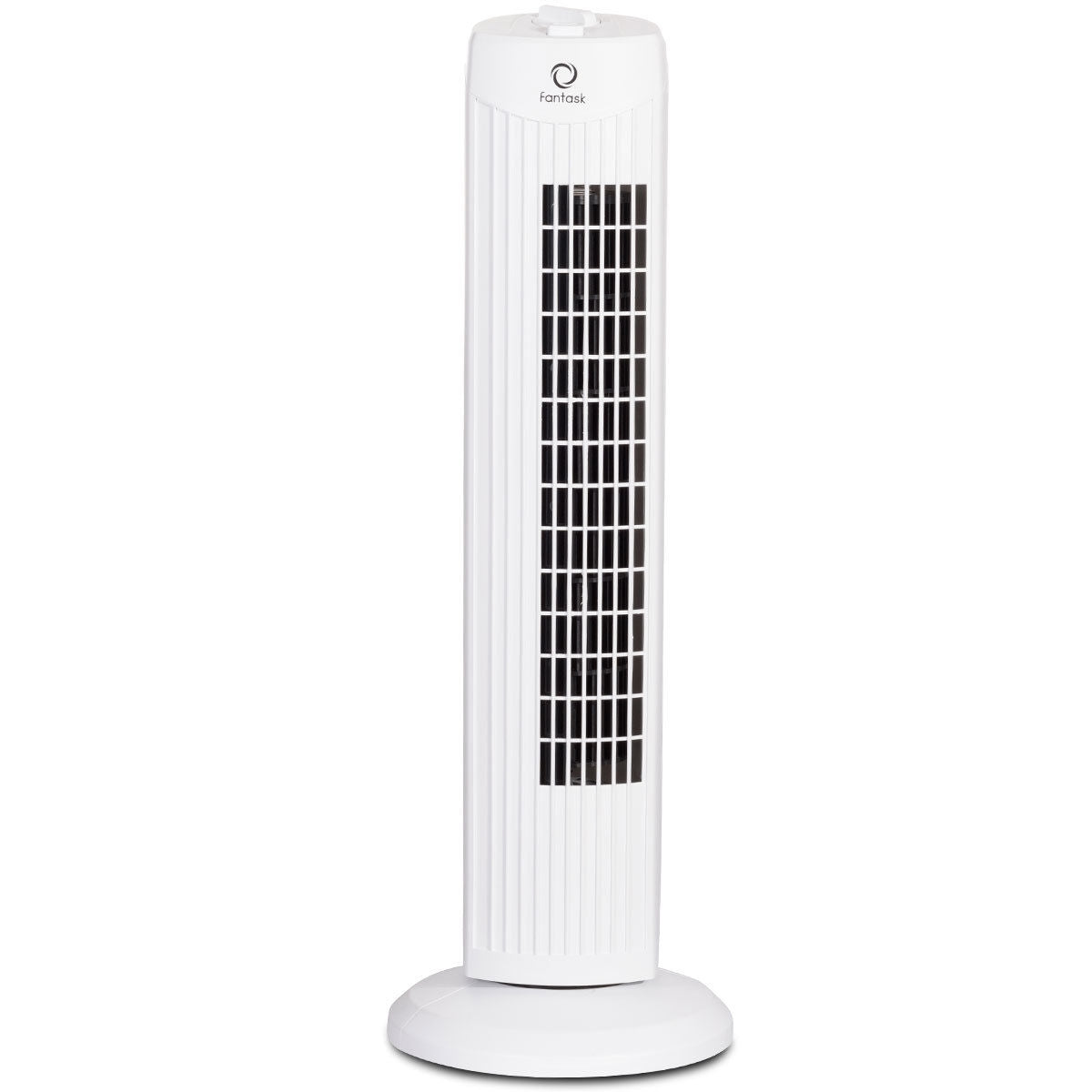 Fantask 35W 28 Inch Quiet Bladeless Oscillating Tower Fan-WhiteÂ