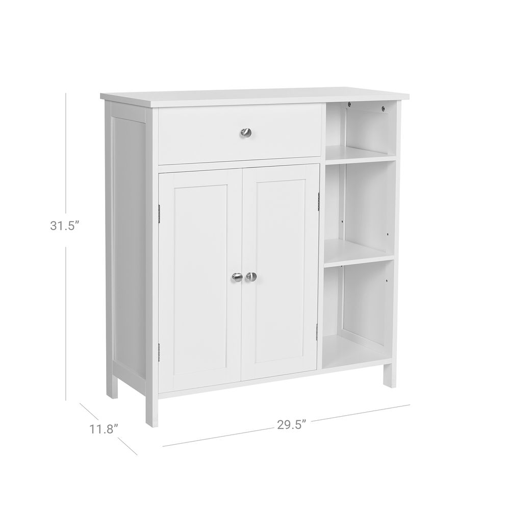 VASAGLE Bathroom Cabinet Floor Cabinet with Drawer
