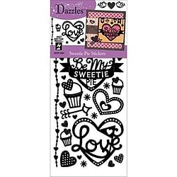 Dazzles Black Sweetie Pie Stickers - Free Shipping