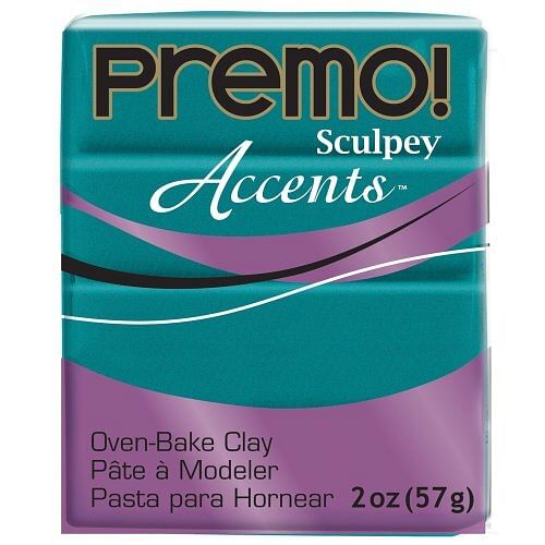Premo Sculpey Polymer Clay Peacock Pearl- Free Shipping