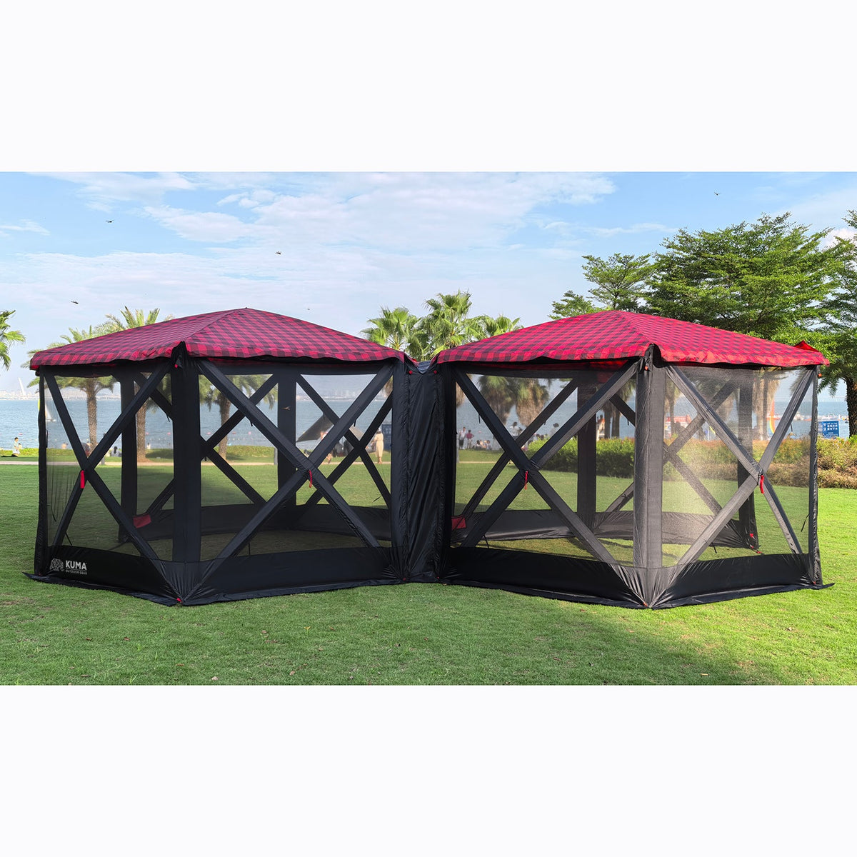 Bear Den Gazebo Connecting Gusset - Black