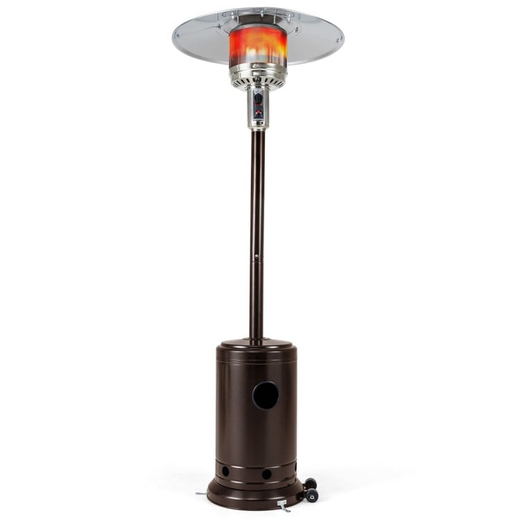 50,000 BTU Patio Propane Gas Heater with Stainless Steel Burner