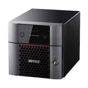 BUFFALO TeraStation 3220 2-Bay SMB 16TB (2x8TB) Desktop NAS Storage w/ Hard Drives Included