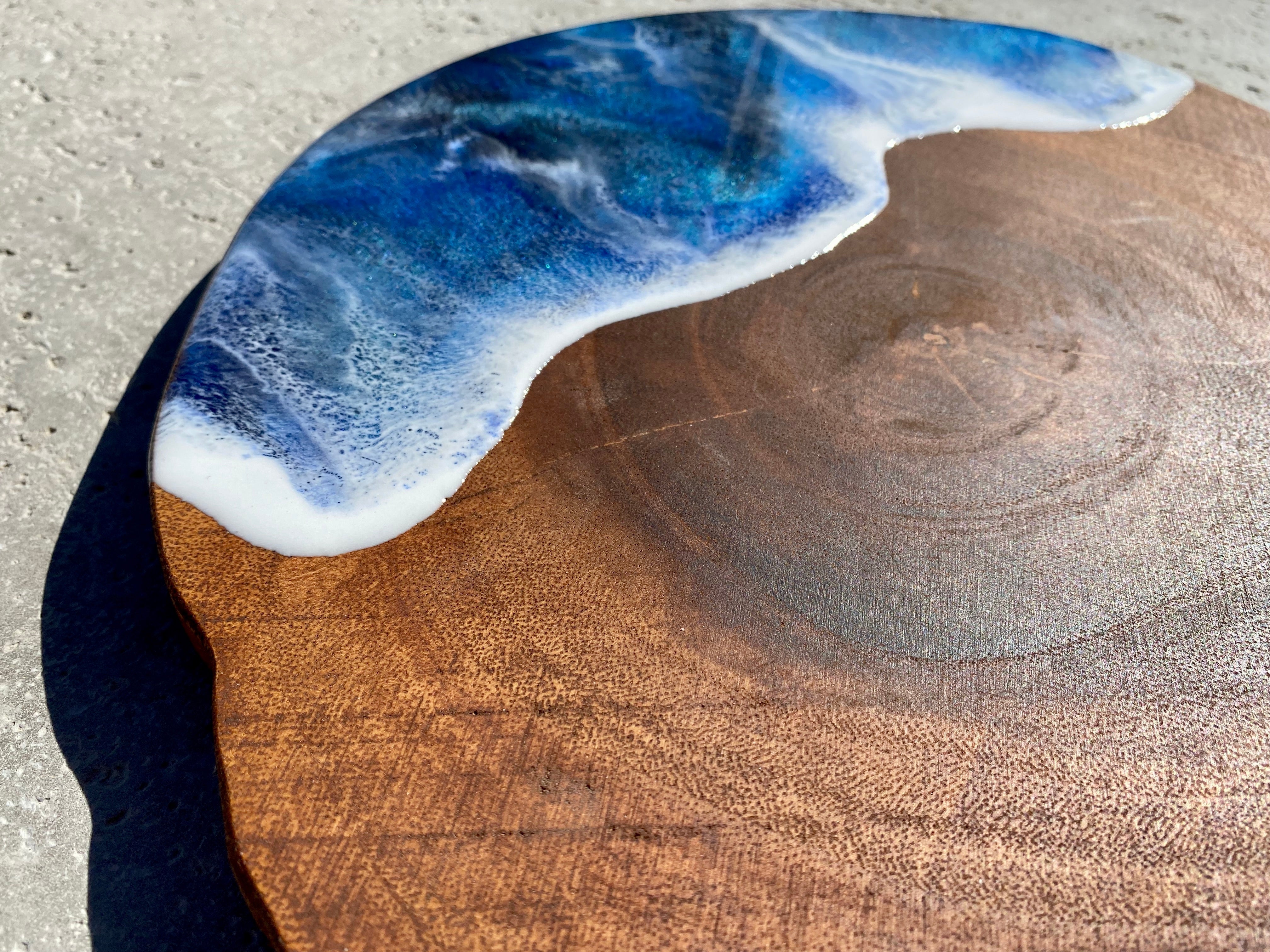 Live Edge Round Charcuterie Board