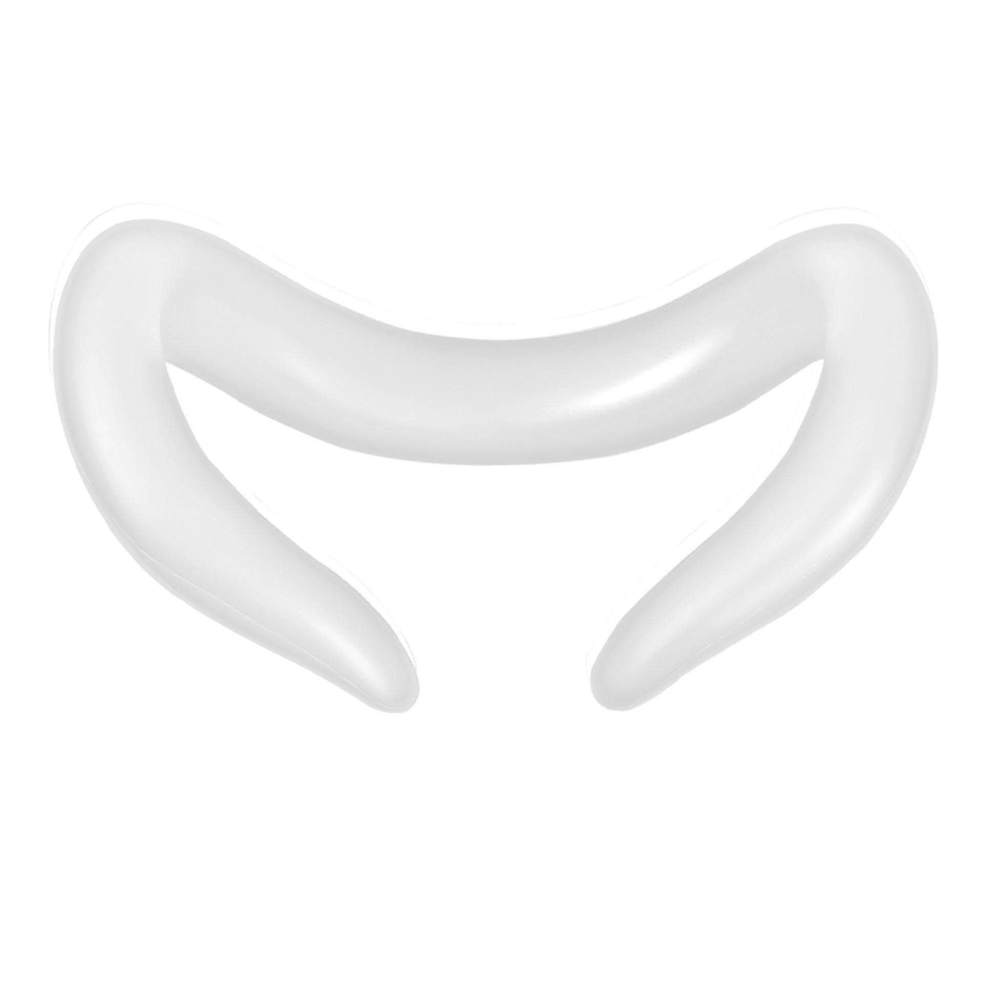 Silicone VR Face Mask For Meta Quest 3 VR Headset Lightproof VR Facial Interface Sweatproof Cushion Replacement Cover Pad