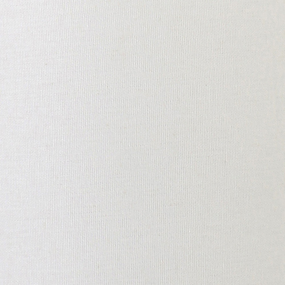 13" Gray Concrete Geometric Table Lamp With White Drum Shade