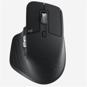 Logitech MX Master 3S - Wireless Performance Mouse with Ultra-fast Scrolling, Ergo, 8K DPI, Track on Glass, Quiet Clicks, USB-C, Bluetooth, Windows, Linux, Chrome (Black)