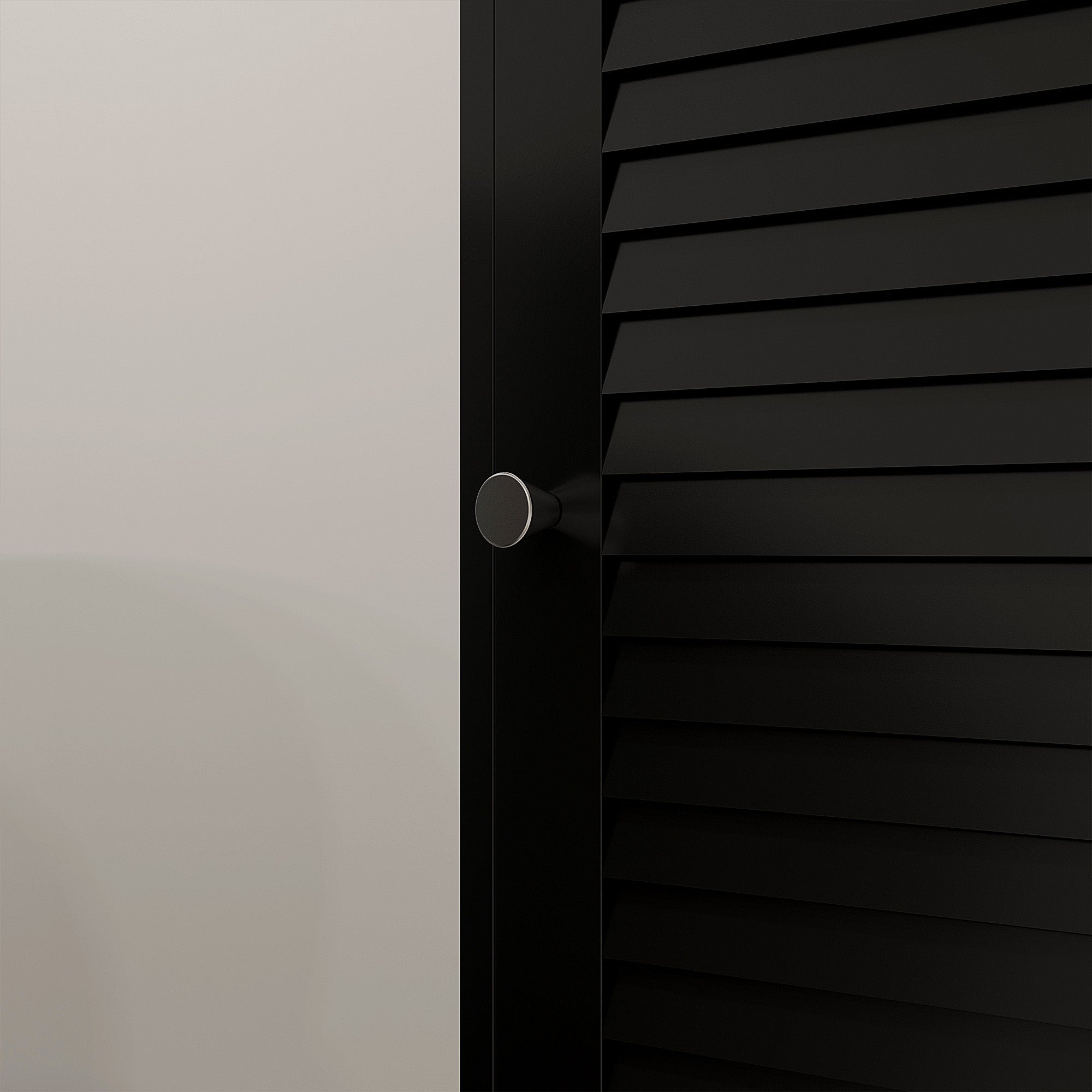 HOMCOM Narrow Tall Bathroom Storage Cabinet Shelves Doors Black