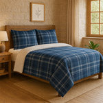 3-Piece Faux Mink Sherpa Comforter, Double/Queen, Whistler