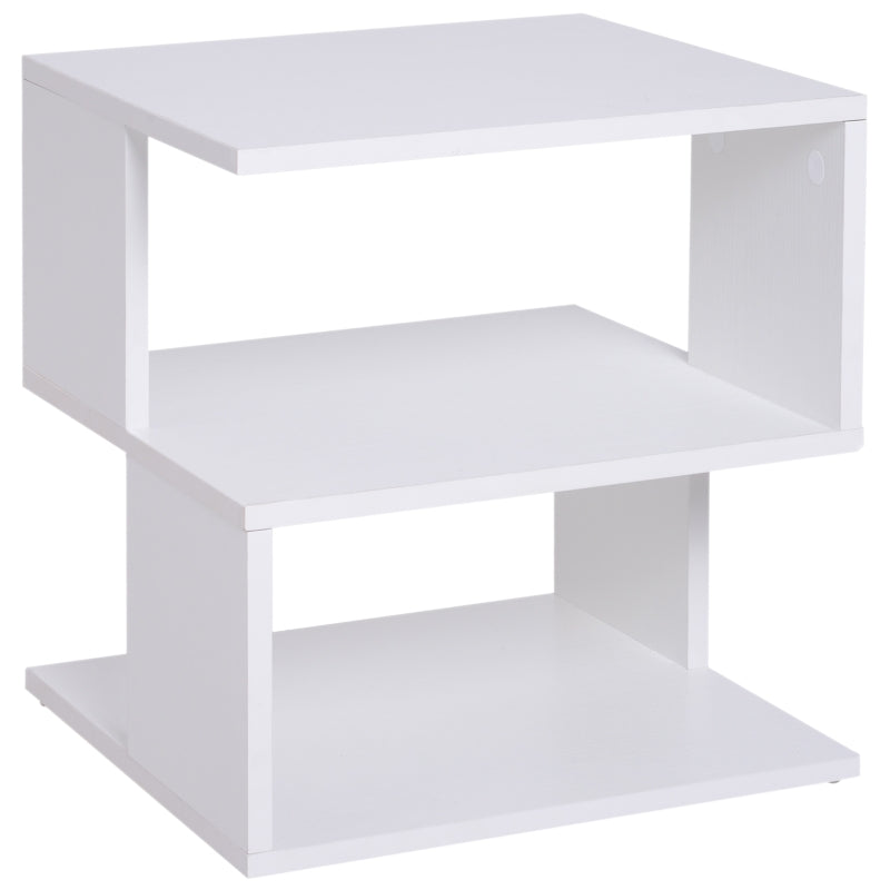 Light Nightstand - Slim Bedside Stand for Small Spaces