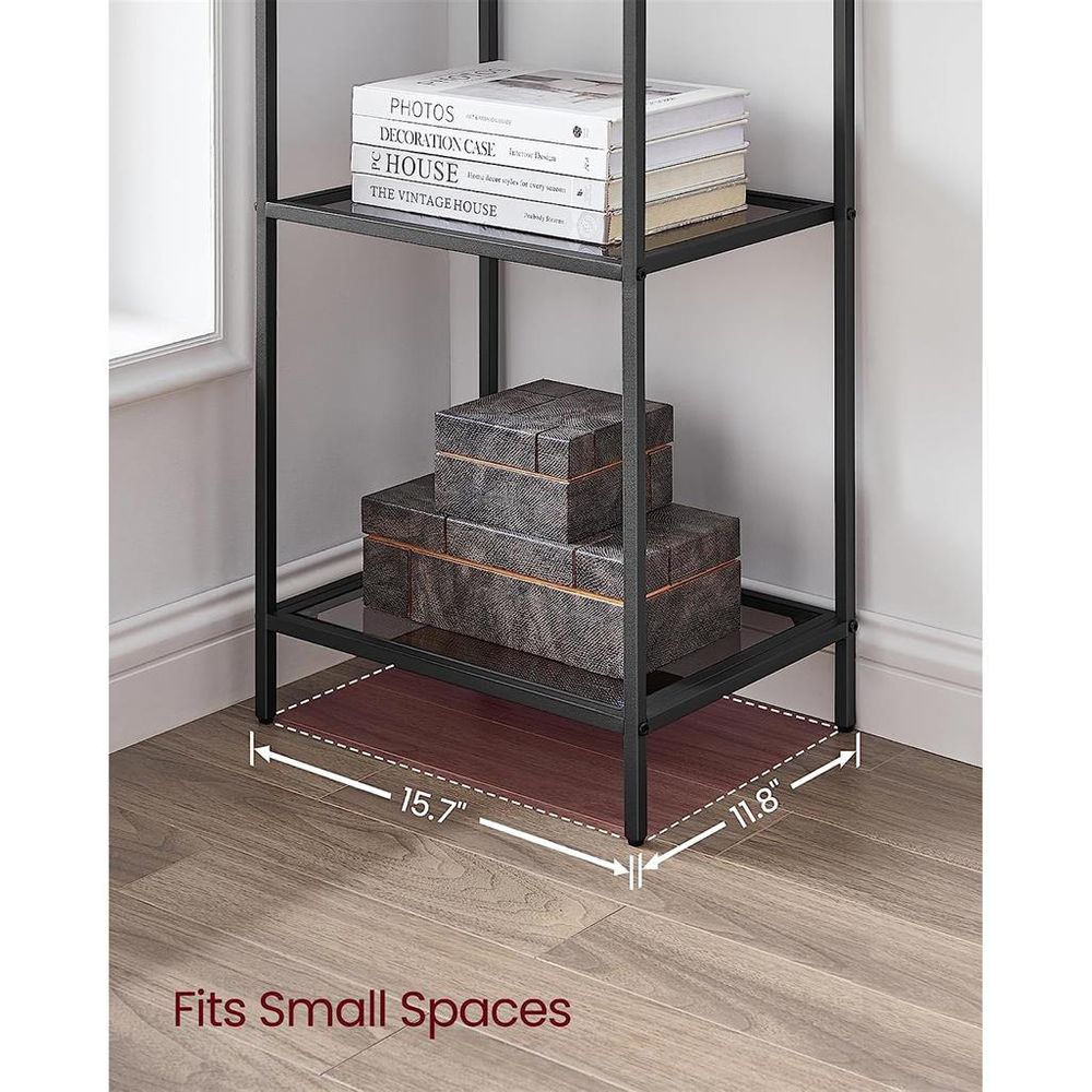 VASAGLE Bookcase, Slim Shelving Unit