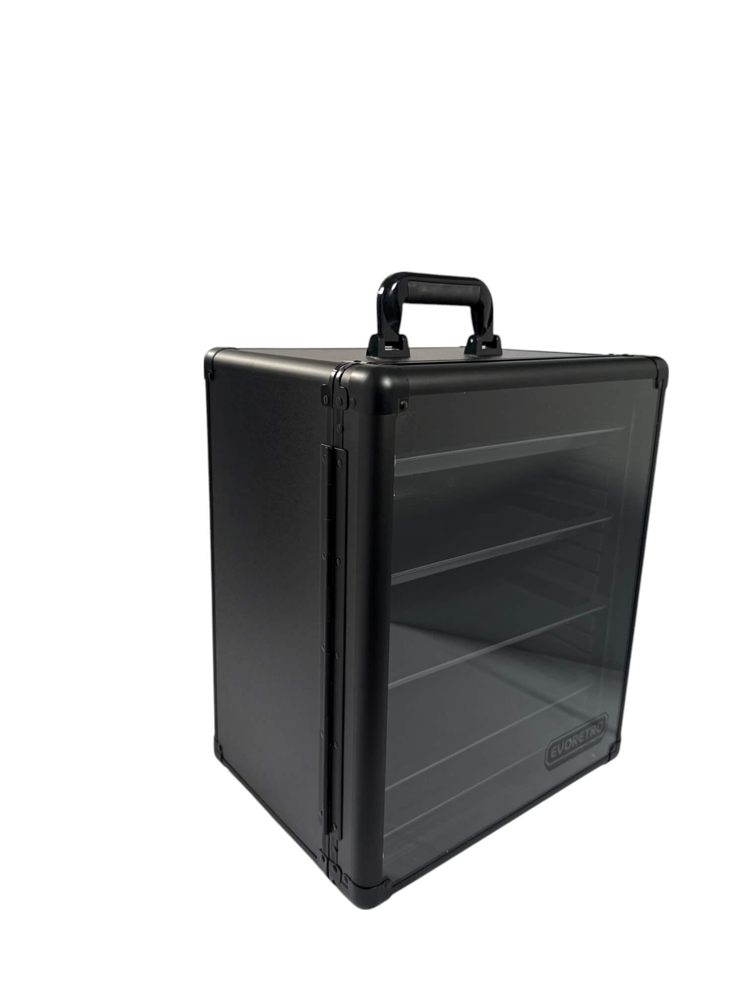 Aluminum Miniatures Display Case with 5 Magnetic Trays