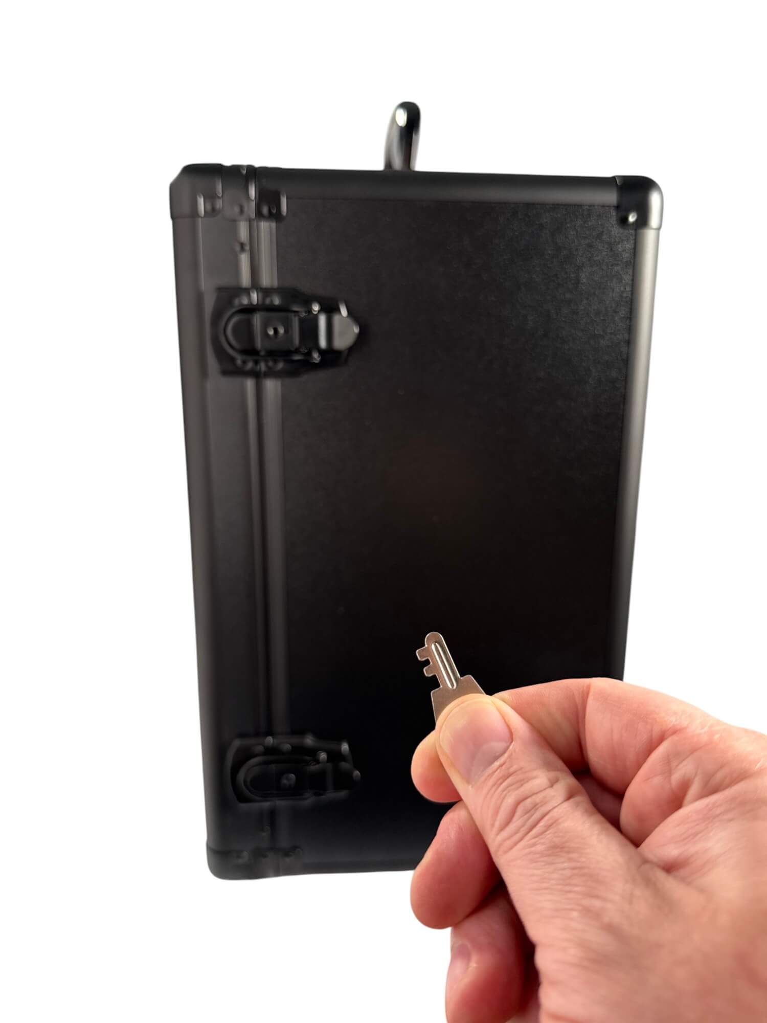 Aluminum Miniatures Display Case with 5 Magnetic Trays