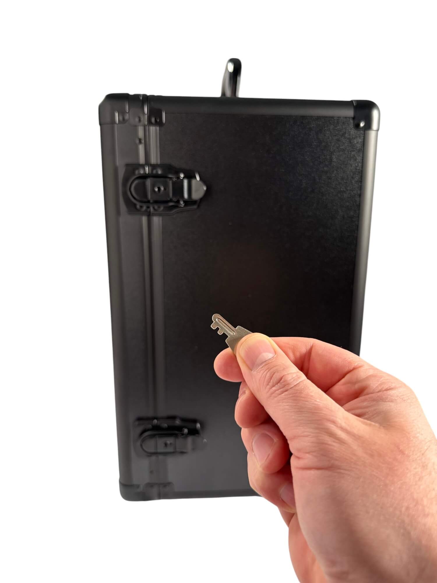 Aluminum Miniatures Display Case with 5 Magnetic Trays