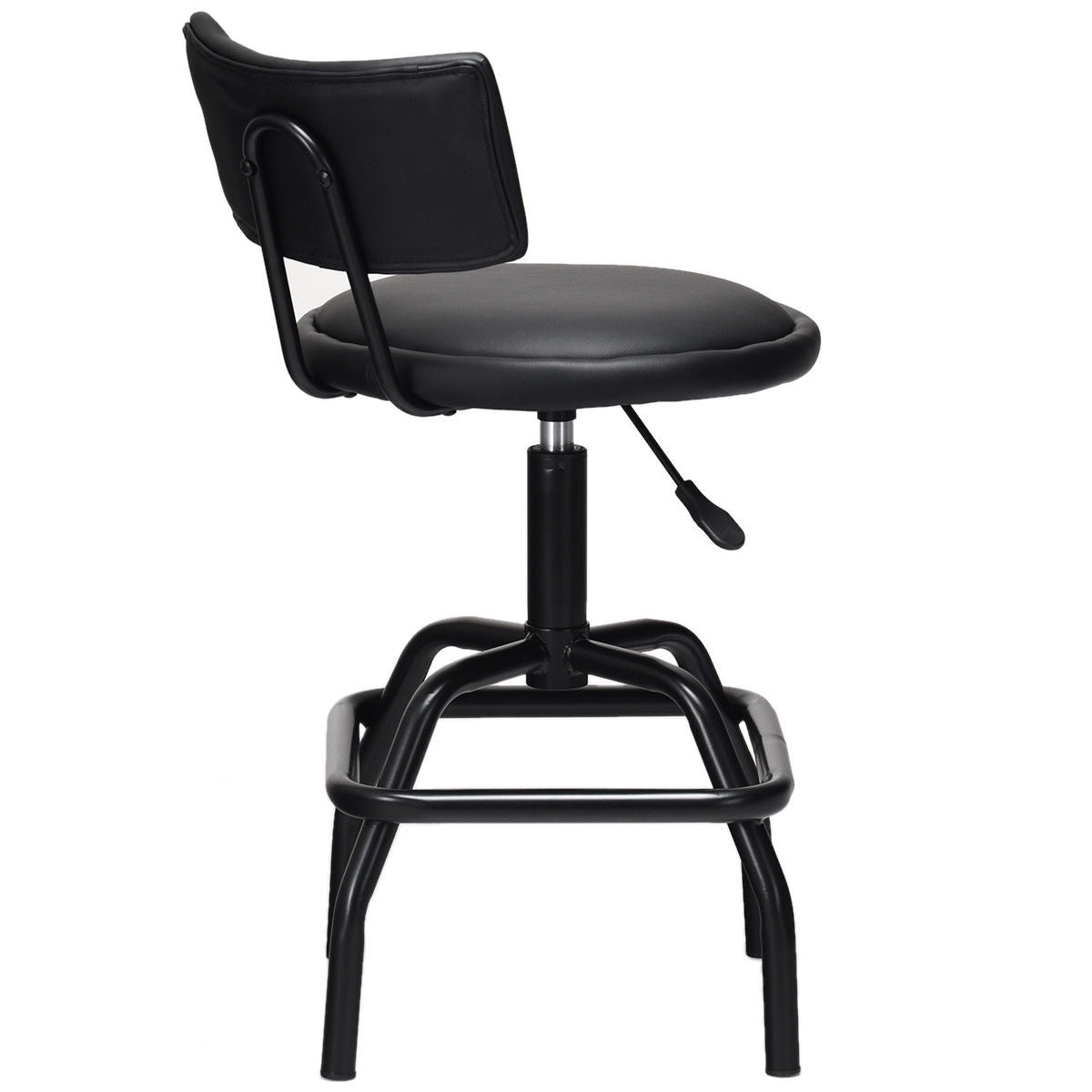 Adjustable Swivel Vintage PU Leather Bar StoolÂ