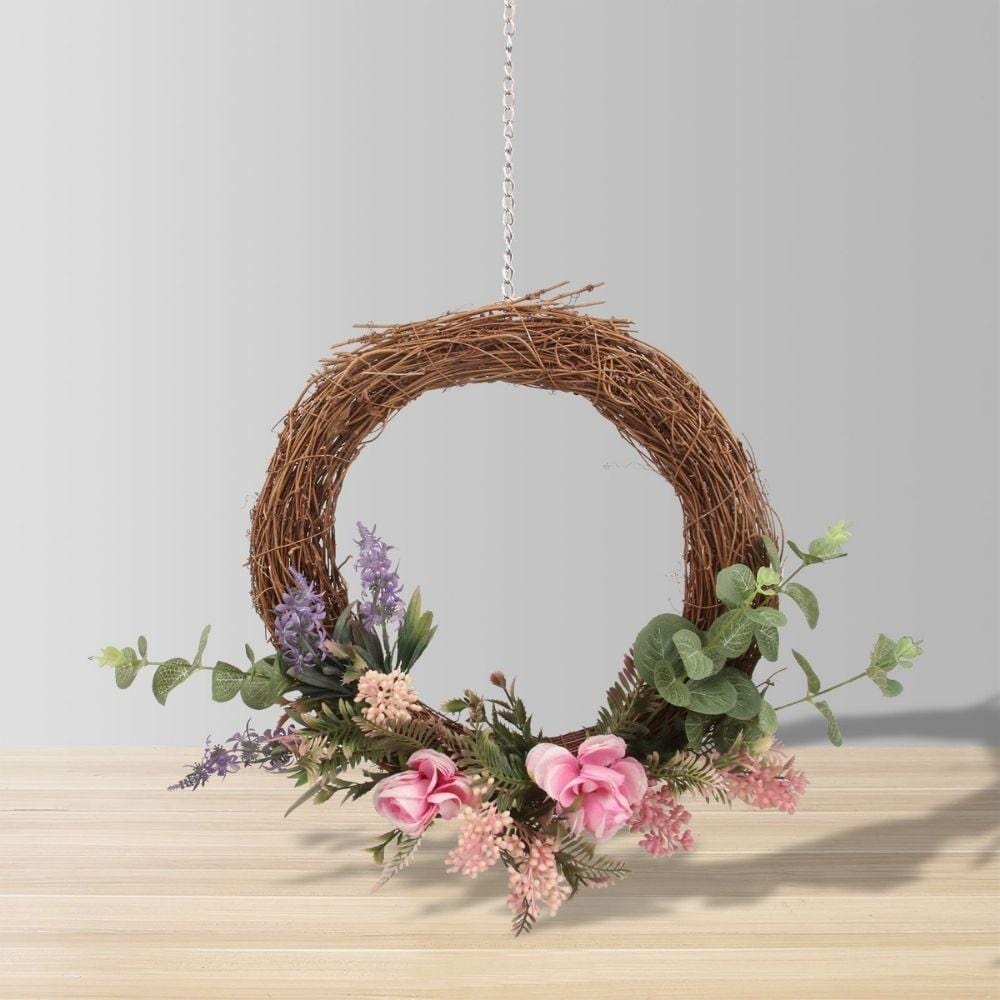 Rosalie Artificial Floral Wreath 19.7''