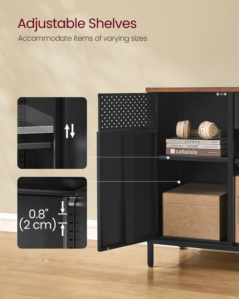 SONGMICS Storage Cabinet with 2 Doors