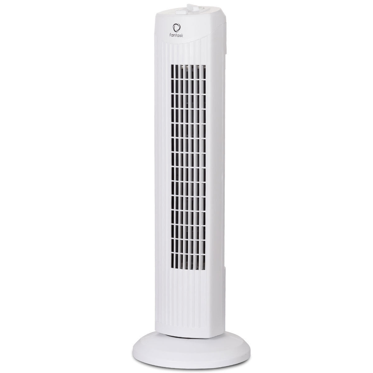 Fantask 35W 28 Inch Quiet Bladeless Oscillating Tower Fan-WhiteÂ