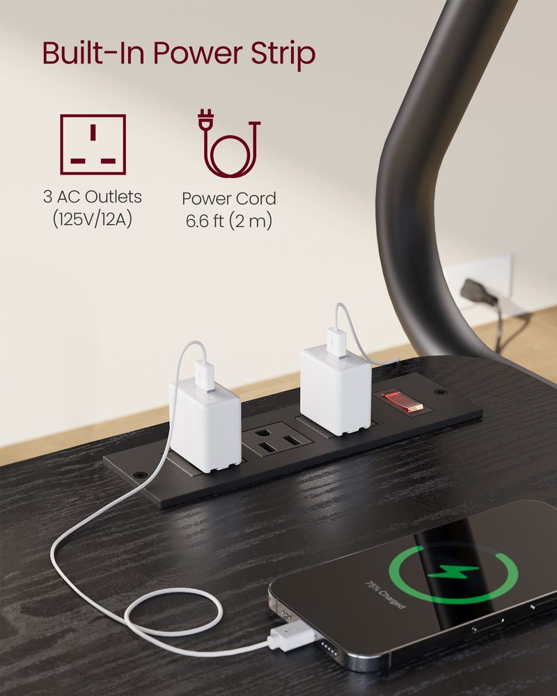 VASAGLE TV Stand with Wheels