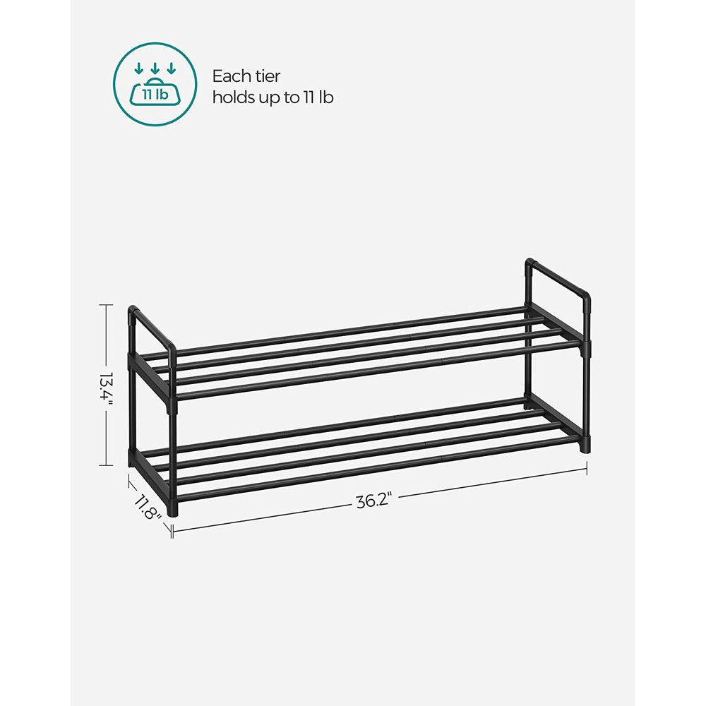 SONGMICS Metal Shoe Rack