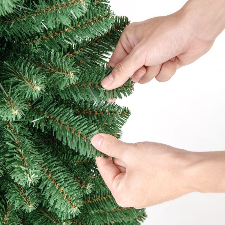 6 Feet Pencil Christmas Tree with 295/392/523/671 Memory Wire Branch Tips