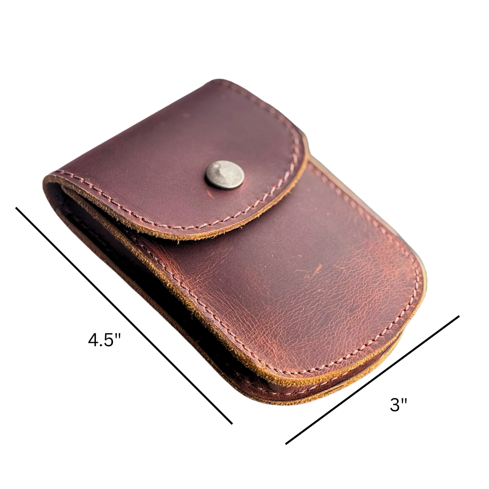 Handmade Leather Belt Holster – Rugged EDC Pouch