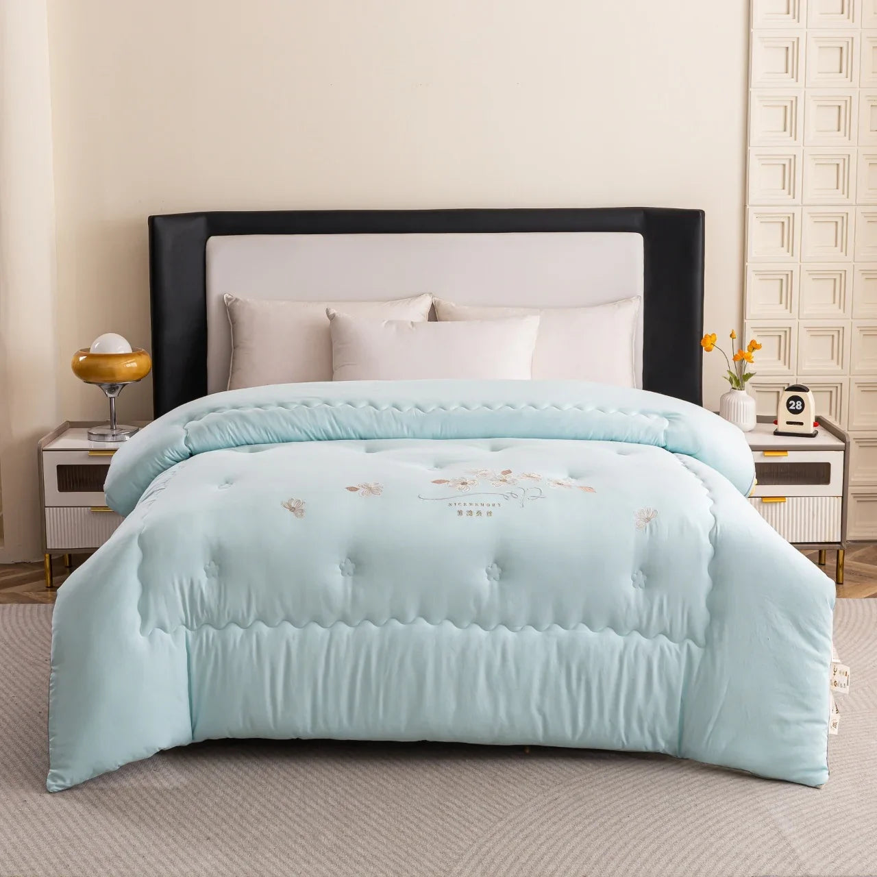 Comfortable Soybean Cellucotton Single Double Duvet Airable Cover Lunch Break Spring Summer Thin Quilt Duvet Insert