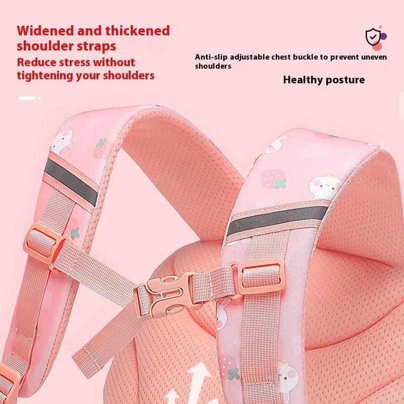 6-12-year-old Primary School Children Girls Backpack Large Capacity Schoolbag