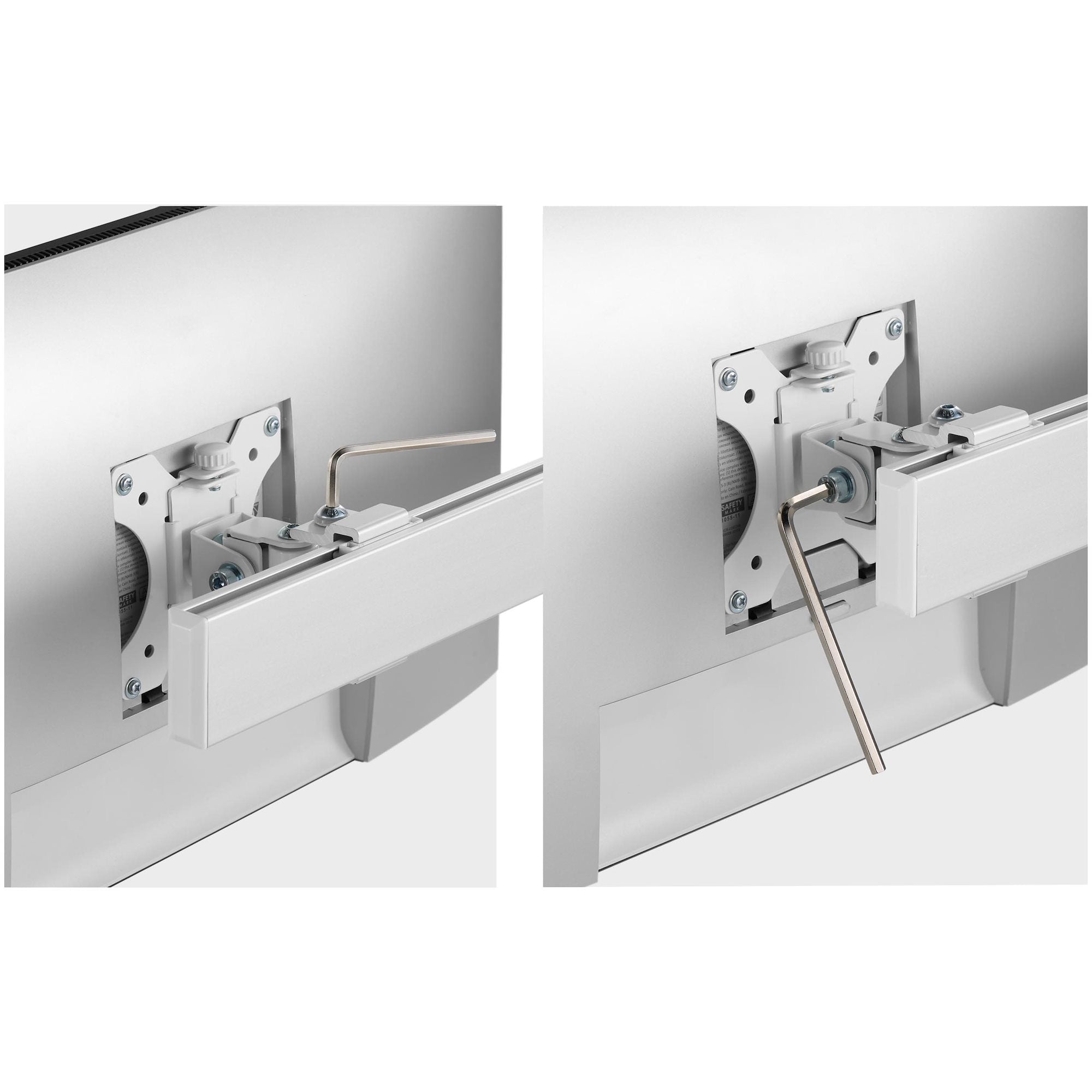 Six-Monitor Desk Mount with Crossbar, Up To 32-inch Computer Screens, Max 17.6lb (8kg) each, Dual Column, C-clamp/Grommet, Height Adjustable