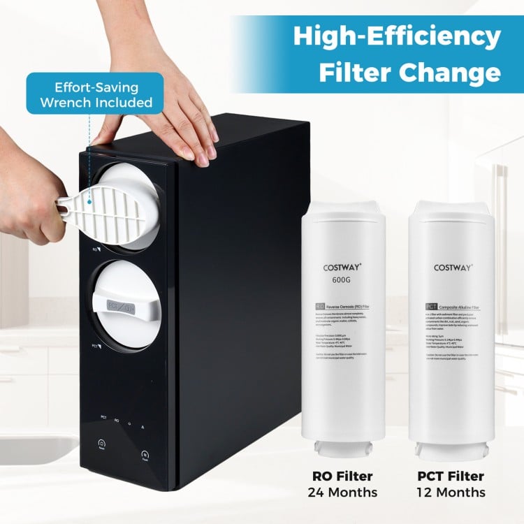800 GPD/600 GPD AW-RB20 Alkaline PH+ Reverse Osmosis Water Filter