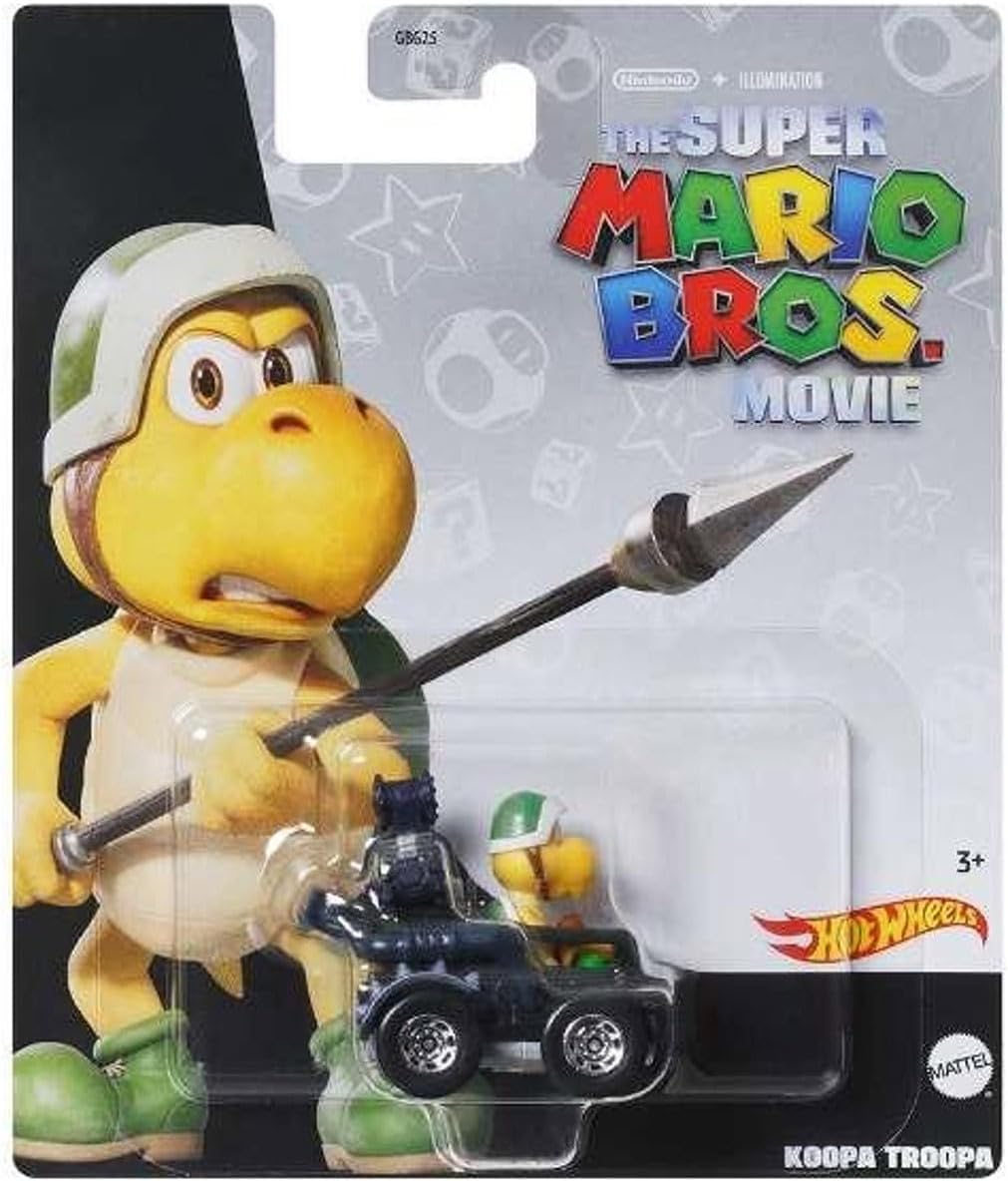 Hot Wheels Die-Cast 1/64 Super Mario Bros The Movie - Koopa Troopa