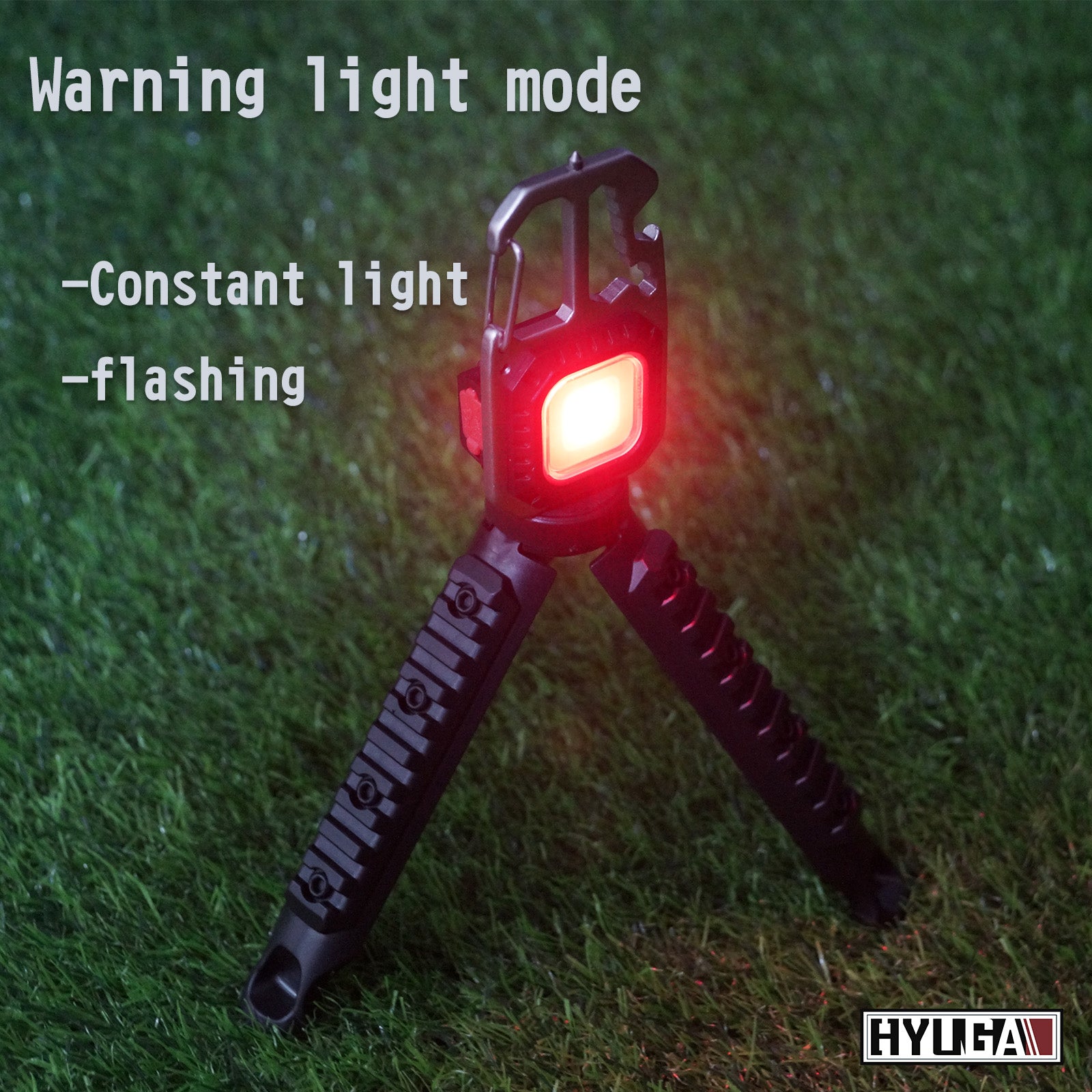 Mini Keychain COB Light 1000 Lumens Super Bright LED Rechargeable Flashlight as Outdoor Flashlight, Bottle Opener, Emergency Light, Screwdriver, Window Breaker (Pack of 1)