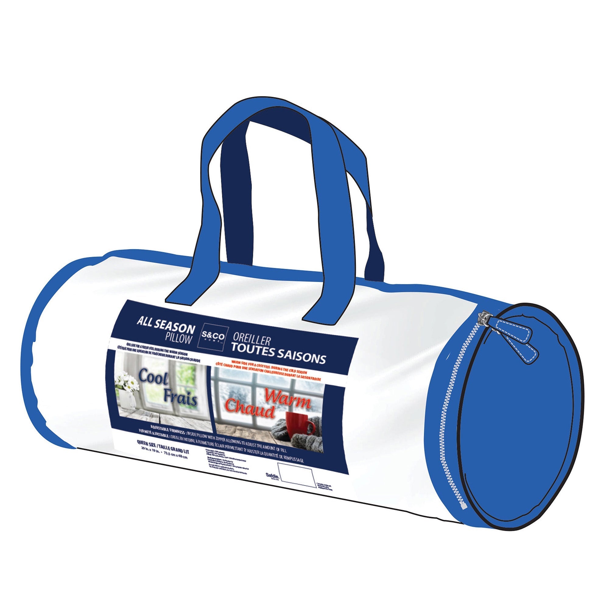 Cooling Matelasse Hotel Collection Bed Pillow, Queen Size. Designed for Back, Stomach or Side Sleepers, 20x30, White