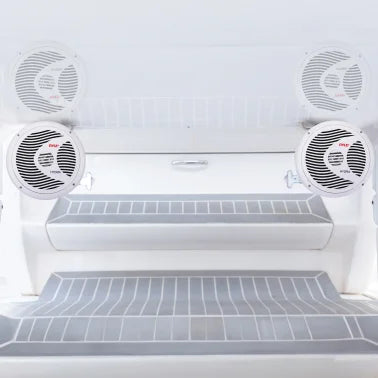 Pyle® Hydra Series 75-Watt-Continuous-Power 2-Way Marine Speakers, White, 2 Count