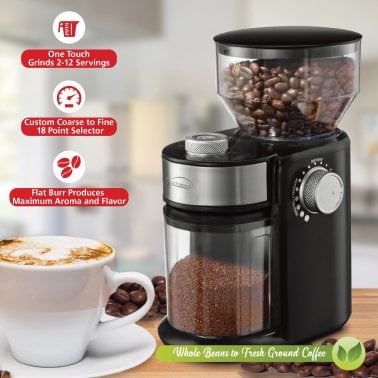 Brentwood® 32-Cup Electric Automatic Burr Coffee Grinder