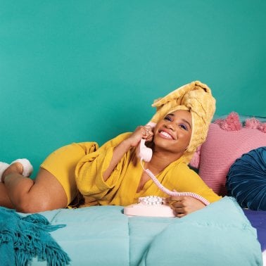 Ooma® Retro Princess Dial Phone with Home Phone Service and $50 International Credit, Pink