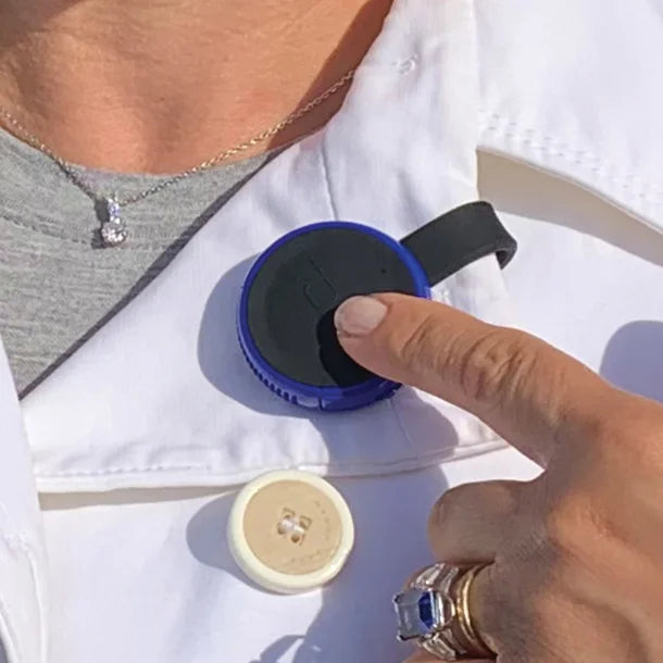 Tokk™ Bluetooth® Wearable Hands-Free Smart Assistant 3.0 Speaker (Blue)