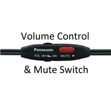 Panasonic® Comfort-Fit, Foldable Headset