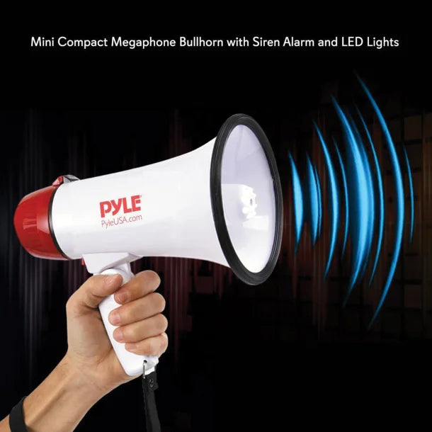 Pyle® 30-Watt Mini Compact Megaphone/Bullhorn