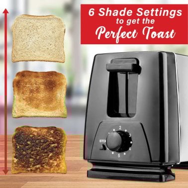 Brentwood® 2-Slice Toaster with Extra-Wide Slots